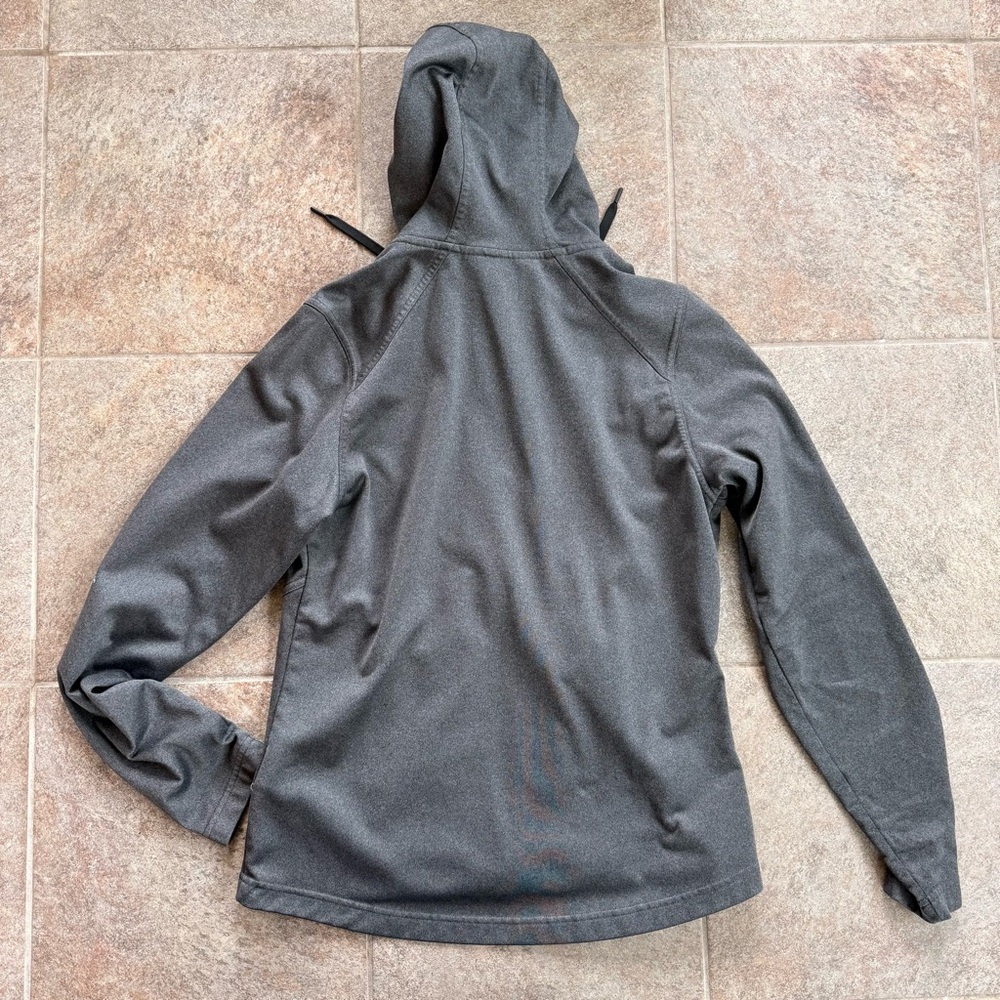 The North Face Women's Gray Hooded Zip Jacket Size Medium - Picture 9 of 9